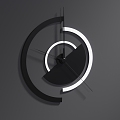 Modern Clock 3d model