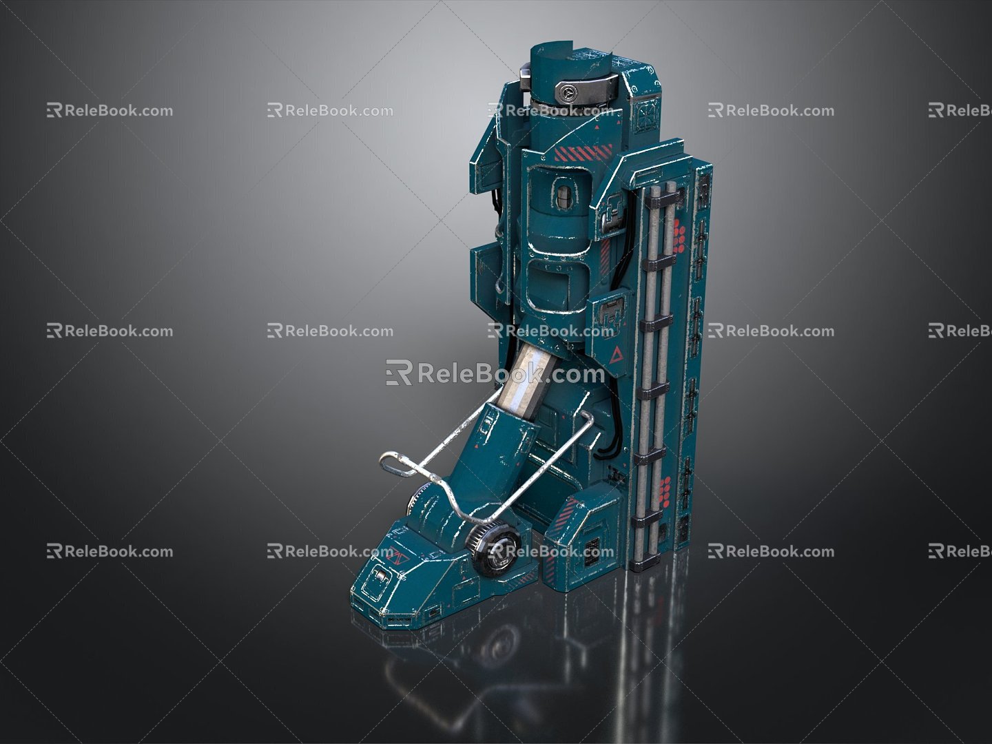 Pillar Machine Pillar Mechanical Pillar Mecha Pillar Science Fiction Pillar Cyberpunk Pillar Cyberpunk Pillar 3d model