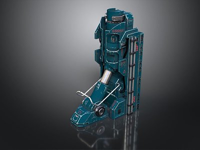 Pillar Machine Pillar Mechanical Pillar Mecha Pillar Science Fiction Pillar Cyberpunk Pillar Cyberpunk Pillar 3d model