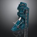 Pillar Machine Pillar Mechanical Pillar Mecha Pillar Science Fiction Pillar Cyberpunk Pillar Cyberpunk Pillar 3d model