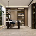 Modern basement negative first floor 3d model