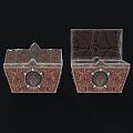 Modern Chest Modern Chest Wooden Chest Iron Chest Treasure Box Ancient 3d model