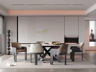 Modern Restaurant 3d model