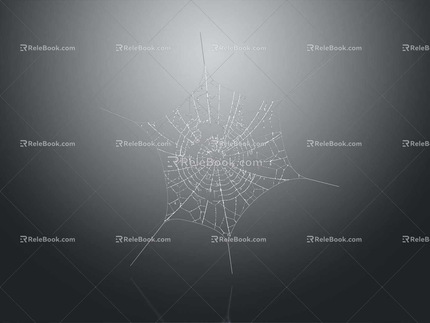 Modern Spider Web Items 3d model