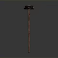 Household Hammer With Wooden Handle And Metal Head For Daily Use