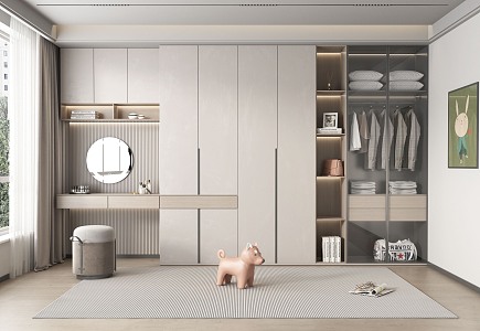 Modern wardrobe 3d model