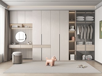 Modern wardrobe 3d model