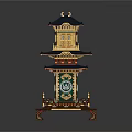Traditional Multi Tiered Pagoda Architecture With Decorative Roof And Ornate Base