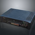 NOVATEK Vintage VHS Player Recorder With Computer Interface And Control Buttons 3d model