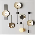 Stylish Modern Wall Lamps Featuring Different Designs For Home Decor 3d model