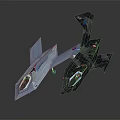 modern fighter boeing fighter 3d model