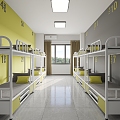 Modern Dormitory 3d model