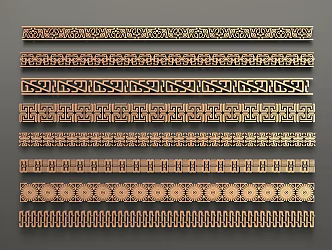 New Chinese Waist Line 3d model