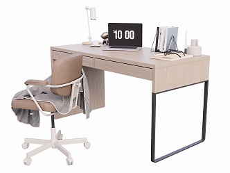 Modern Desk Computer Desk 3d model