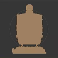 Modern Toy Pixel Train 3d model