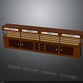 Wooden Display Cabinet With Multiple Drawers Cabinets Glass Shelves And Storage Design