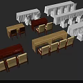 Diverse Wooden And White Conference Tables With Matching Chairs For Meeting Room Setup