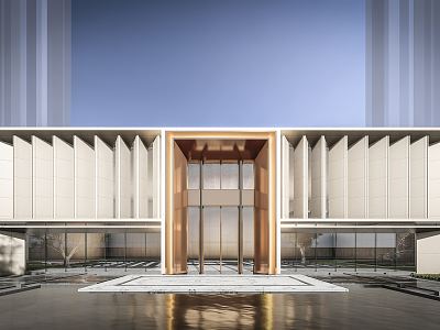 Modern Sales Office Building model