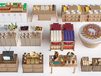 Modern Cultural and Creative Exhibition Rack Cultural and Creative Exhibition Booth Gift Rack Cultural and Creative Goods Cultural and Creative Display Cabinet 3d model