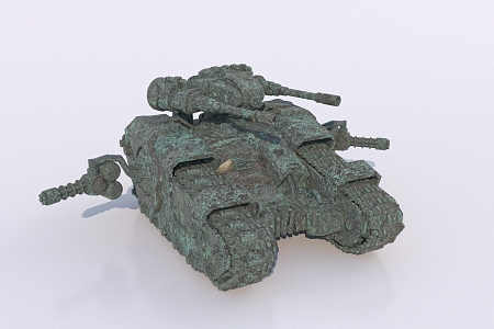 modern weapon tank rusty tank 3d model