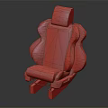 Modern Recliner Chair With Checkerboard Pattern Gray Padded Backrest And Armrests
