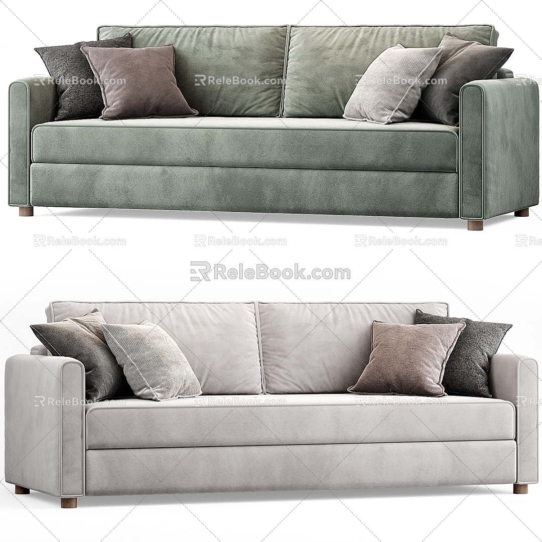 Modern Multiplayer Sofa 3d model