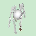 intelligent robot 3d model