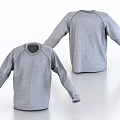 Autumn underwear sweater long sleeve clothes 3d model