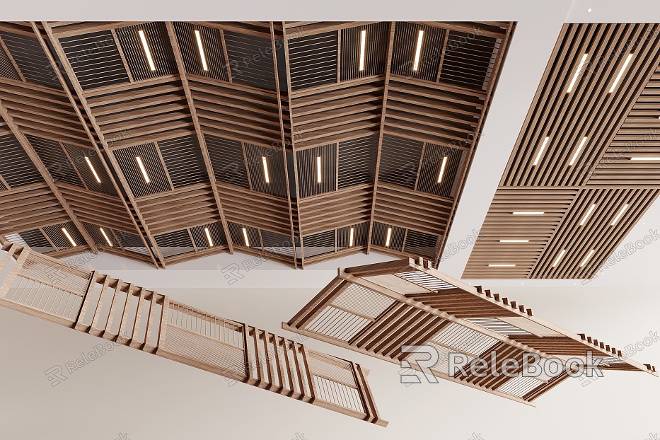 Grille ceiling Heterosexual ceiling Aluminum square ceiling model