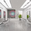 Modern Hair Salon Interior Design Showcasing Shampoo Area With White Styling Chairs And Lighting