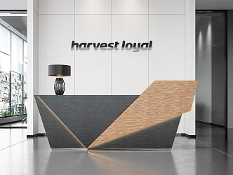 Modern Reception Desk Reception Desk 3d model