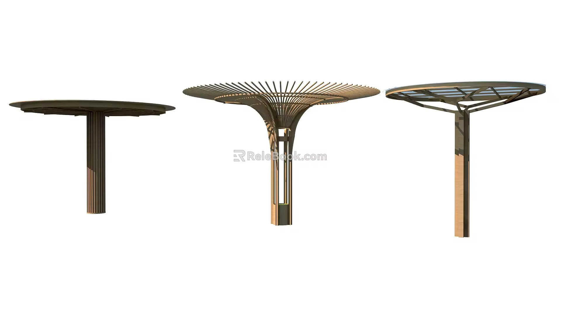 Modern Column Landscape Column 3d model