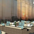 Modern Sales Office Architectural Exhibition Area Architectural Landscape 3d model