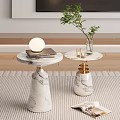Modern Side Table Marble Side Table Round Side Table Corner Table Coffee Table Negotiation Table 3d model