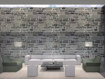 Modern Sofa Coffee Table Combination Sofa Combination 3d model