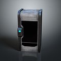 Security door password door metal sealed door metal door explosion-proof door password lock biometric door 3d model