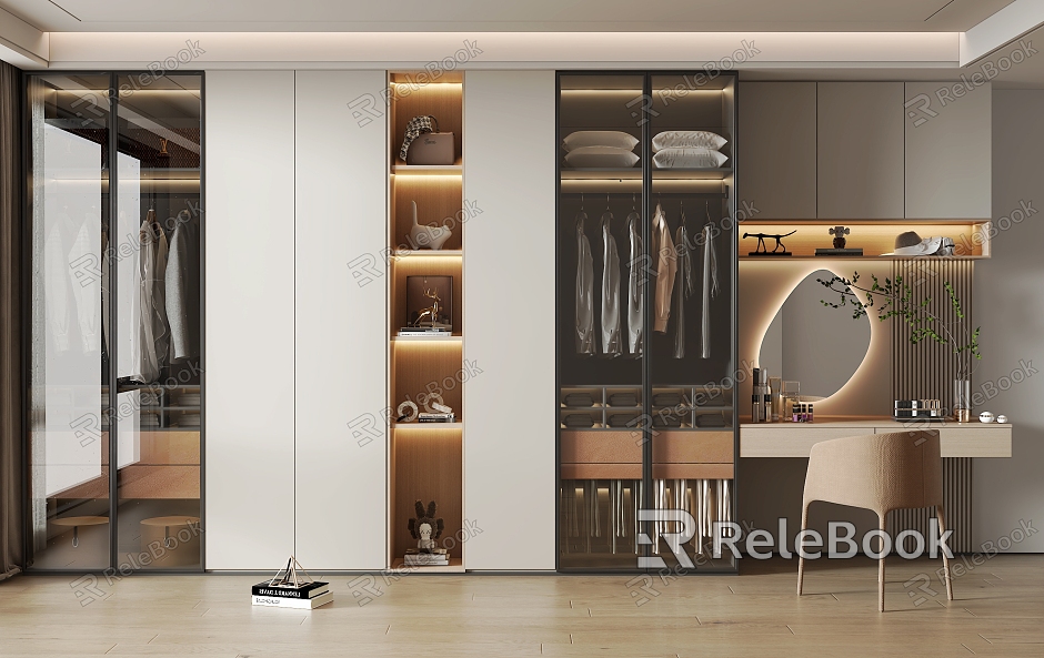 Modern Wardrobe Home Cloakroom model