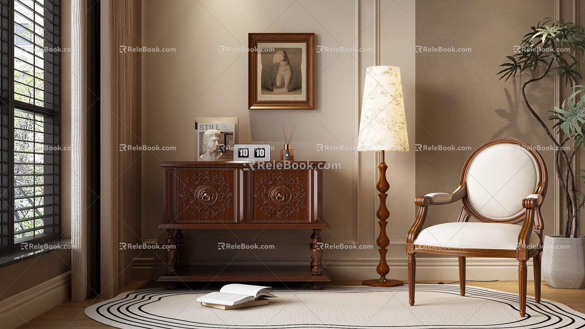 American Style End View Desk French Style End View Desk American Style Decorative Cabinet American Style Entrance Cabinet American Style Leisure Chair American Style Floor Lamp Decorative Cabinet Entrance Cabinet Side Cabinet Bucket Cabinet model