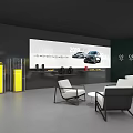 Lotus NIO Modern Showroom Building With Glass Facade And Hyper Track