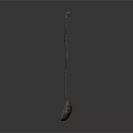 Durable Metal Spoon With Long Handle And Round Bowl For Kitchen Use