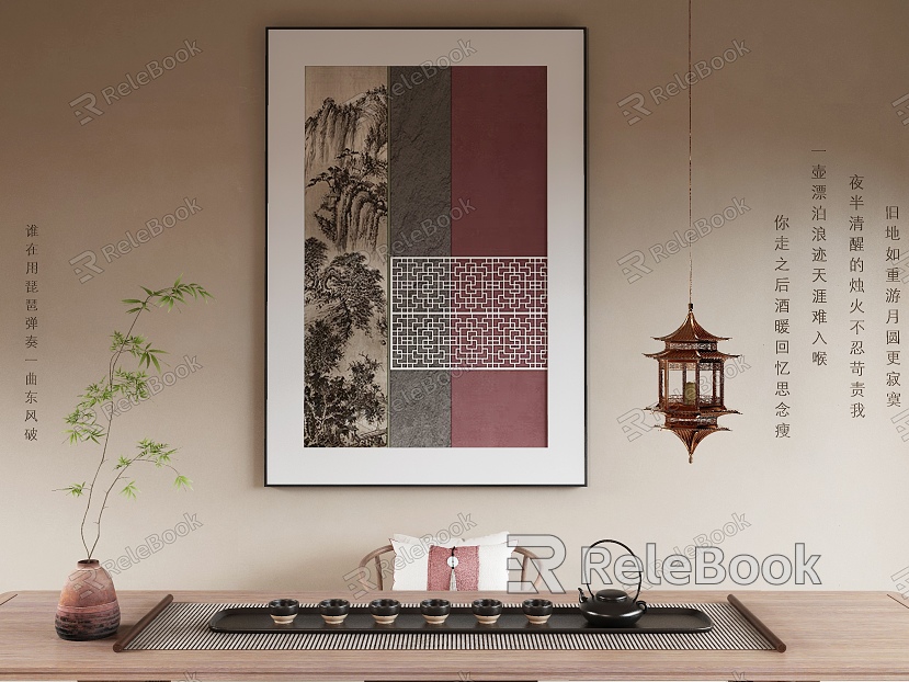 New Chinese Decorative Painting model