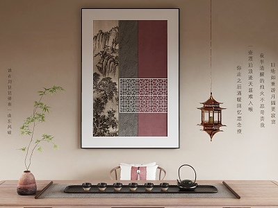 New Chinese Decorative Painting model