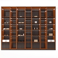 Modern Bookcase Modern Minimalist Display Cabinet Modern Decorative Cabinet 3d model