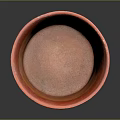 Traditional Ancient Pottery Sculpture With Red Orange Decorations And Intricate Colorful Patterns