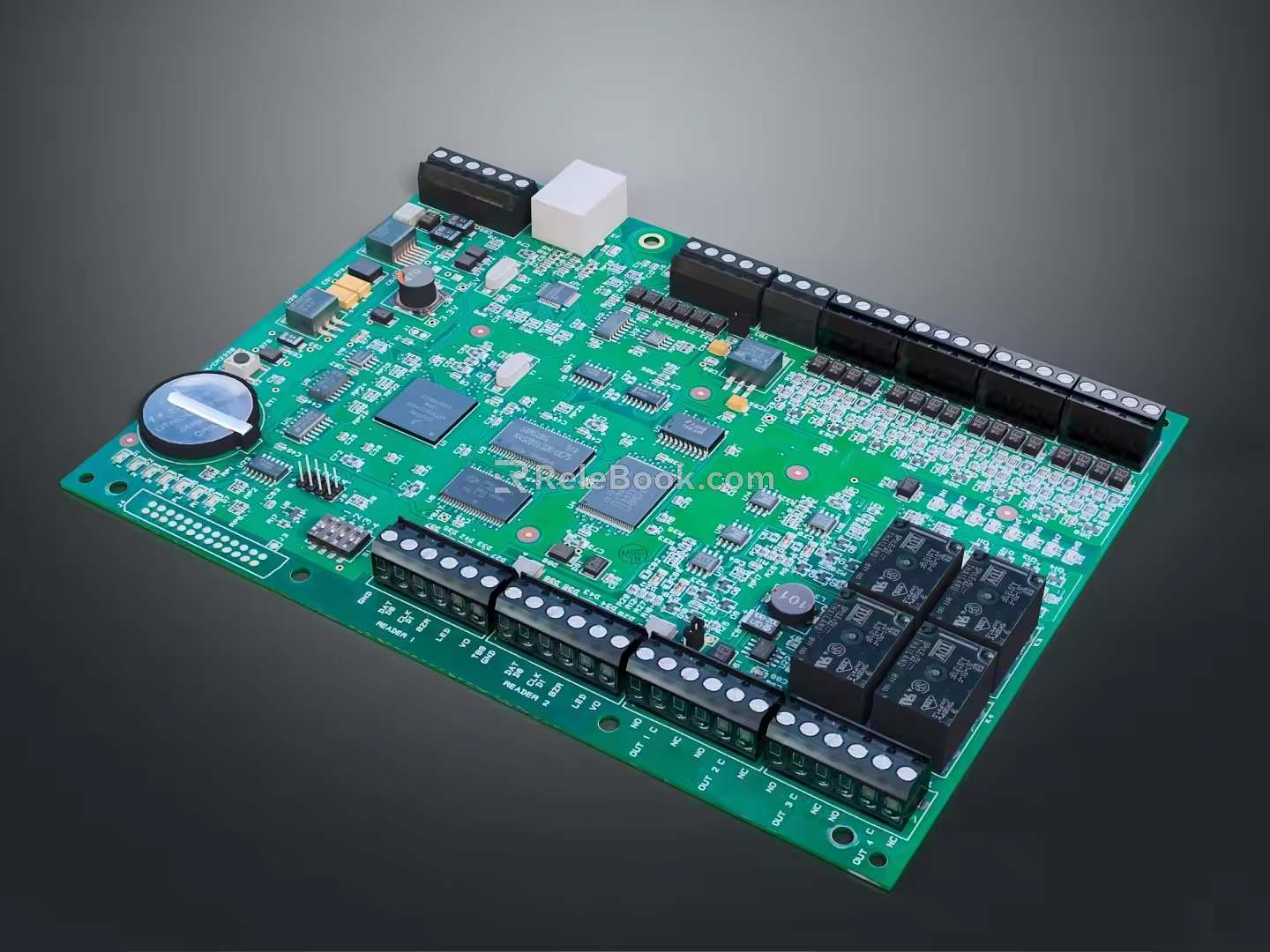 integrated circuit board circuit board integrated circuit integrated circuit integrated block electronic board electronic component electronic part chip 3d model