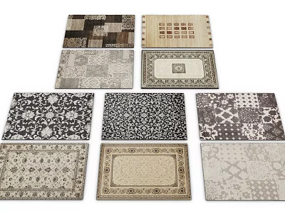 Square carpet 3d model Square carpet 3d model