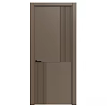 Modern Light And Dark Colored Doors With Vertical Stripe Patterns And Black Handles 3d model