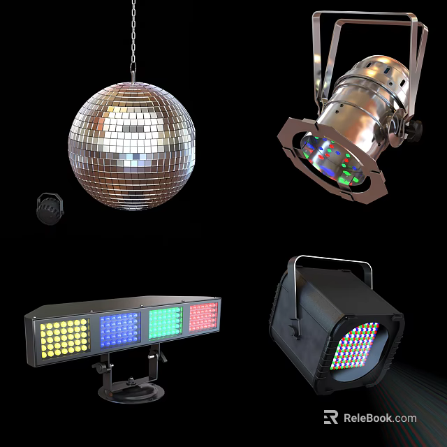 LED Downlights and Spotlights Modern Energy Saving Design for Indoor Lighting 3d model 