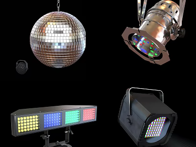 LED Downlights and Spotlights Modern Energy Saving Design for Indoor Lighting 3d model