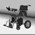 Electric Wheelchair Lightweight Portable Medical Device with Adjustable Seat Battery Pack and Wheels